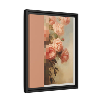 Rose Bloom - MDRN ANTQ - Framed Canvas