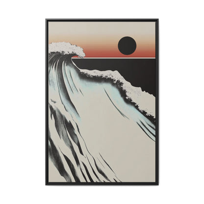 Crest - Sand - Framed Canvas