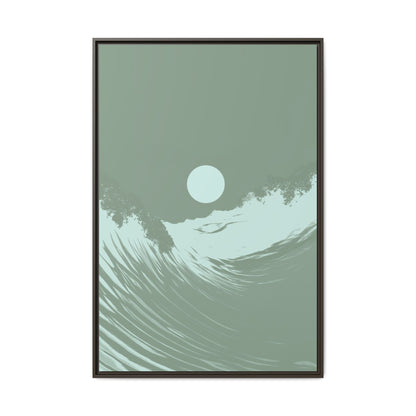 Washed - Sage - Framed Canvas