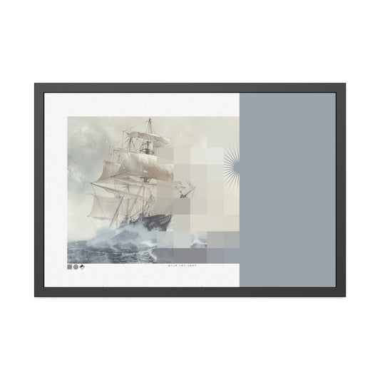 Wake - MDRN ANTQ - Framed Print