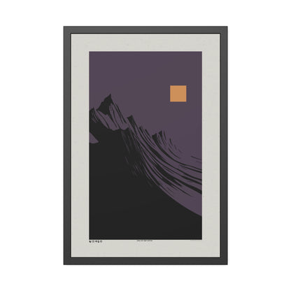 Run 2 The Hills - Purple Haze - Framed Print