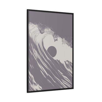 Keyhole - Purple Haze - Framed Canvas
