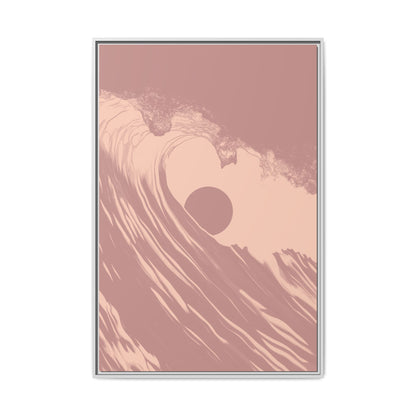 Keyhole - Dusk - Framed Canvas