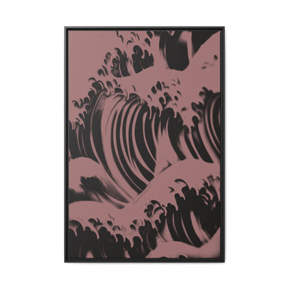 Eastern Crest - Rose - Framed Canvas