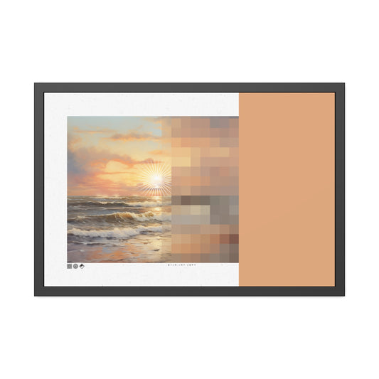 Golden Hour - MDRN ANTQ - Framed Print