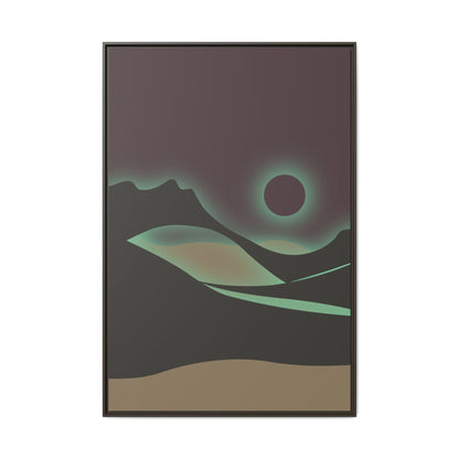 Arch - Merlot - Framed Canvas