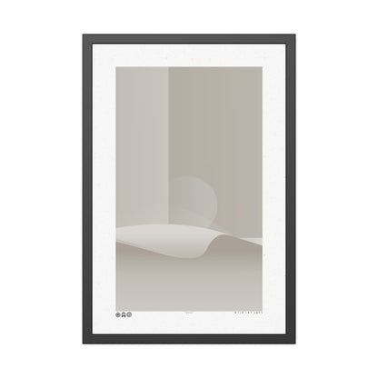 Haze - Stone - Framed Print