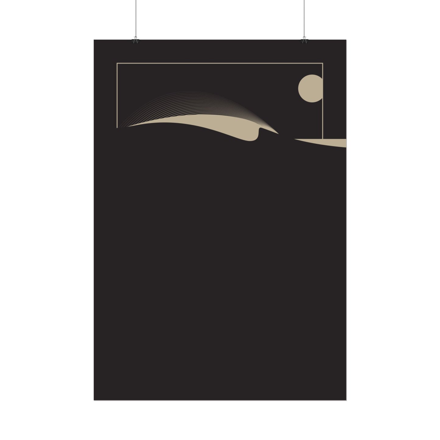 Night Wave 1 - Black - Fine Art Print