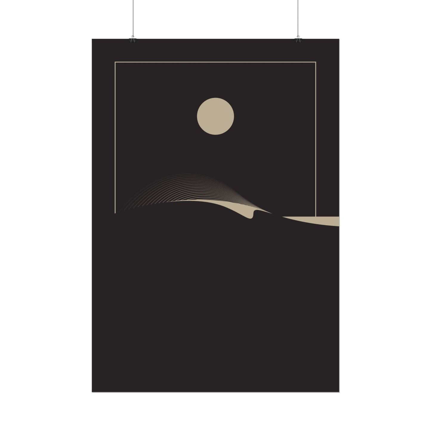Night Wave 3 - Black - Fine Art Print