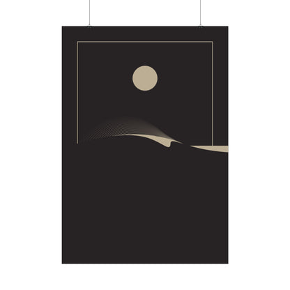 Night Wave 3 - Black - Fine Art Print