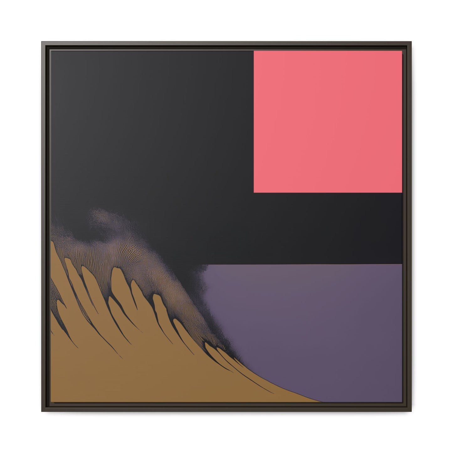 Scware - Purple Haze - Framed Canvas