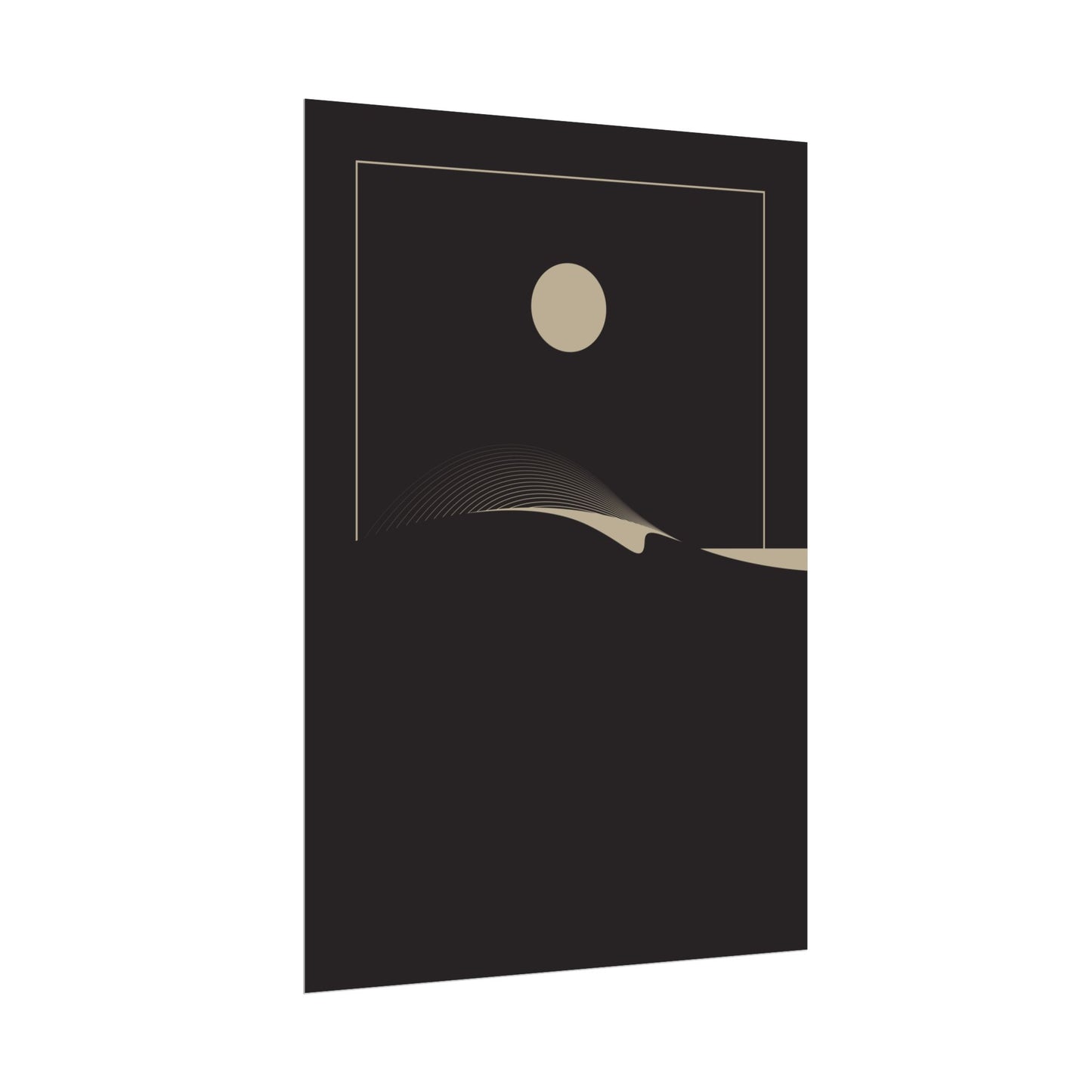 Night Wave 3 - Black - Fine Art Print