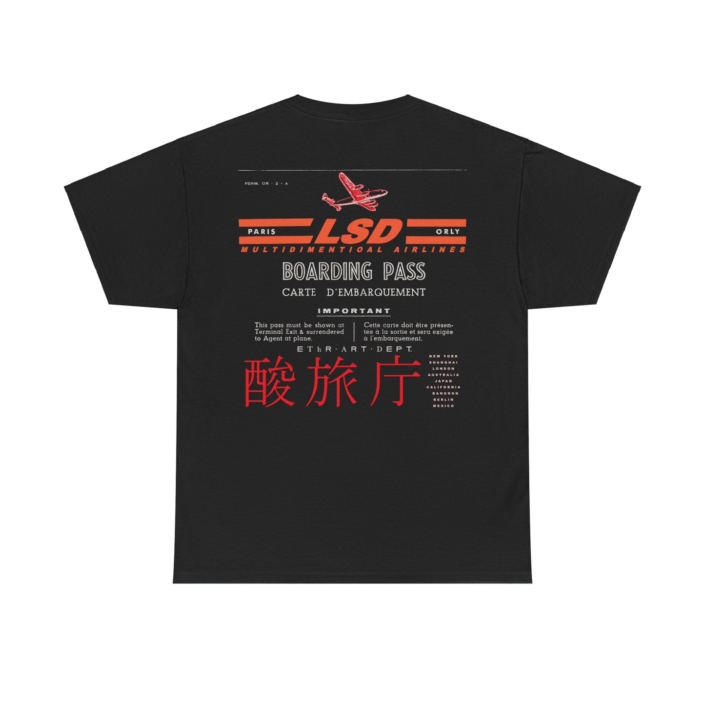 L.S.D. Boarding Pass T-Shirt