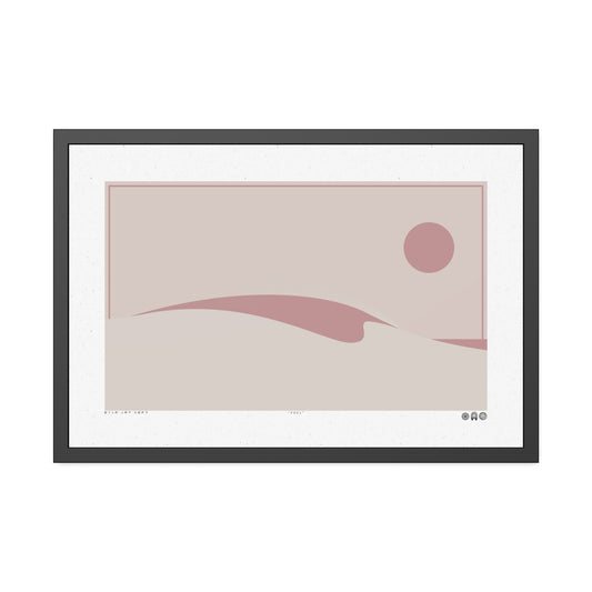Peel 4 - Dawn - Framed Print