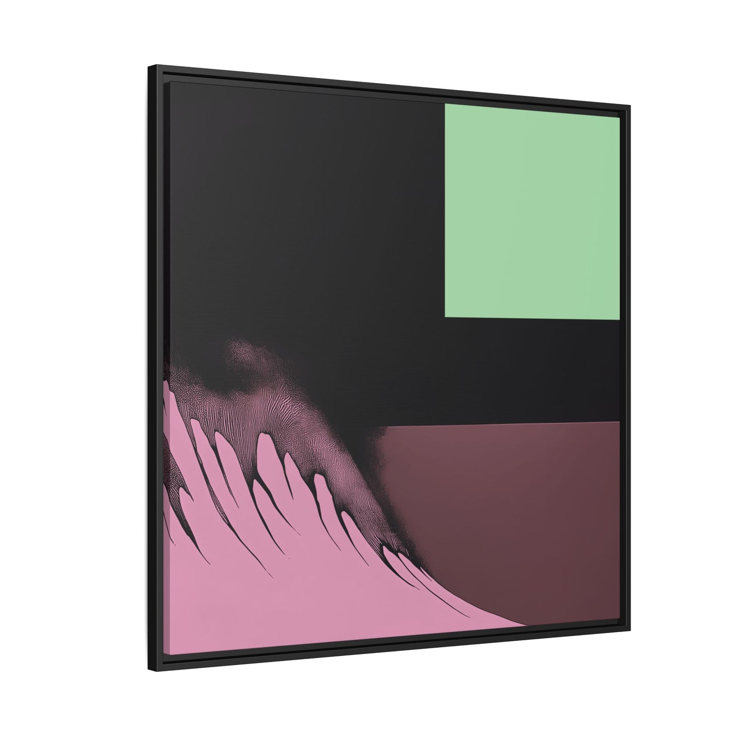 Scware - Pink Haze - Framed Canvas
