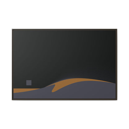 Night Wave - Purple Haze - XL Framed Canvas