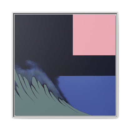 Scware - Sea Green - Framed Canvas