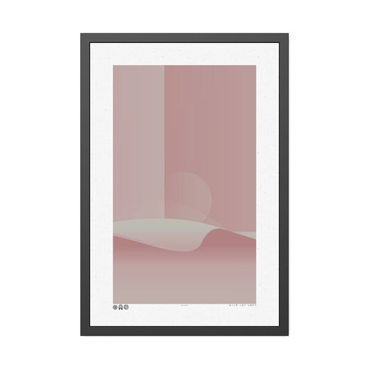 Haze - Dusk - Framed Print