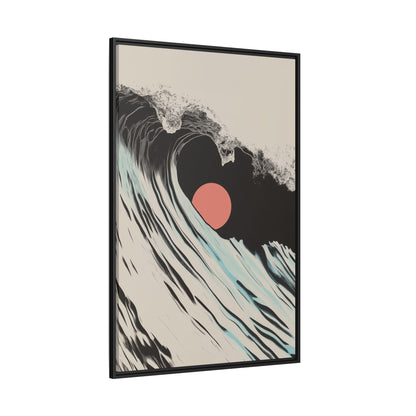 Keyhole - Sand - Framed Canvas