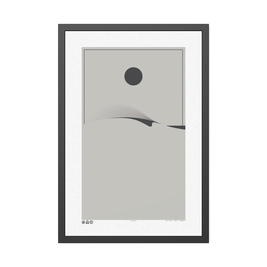 Peel 2 - Stone - Framed Print