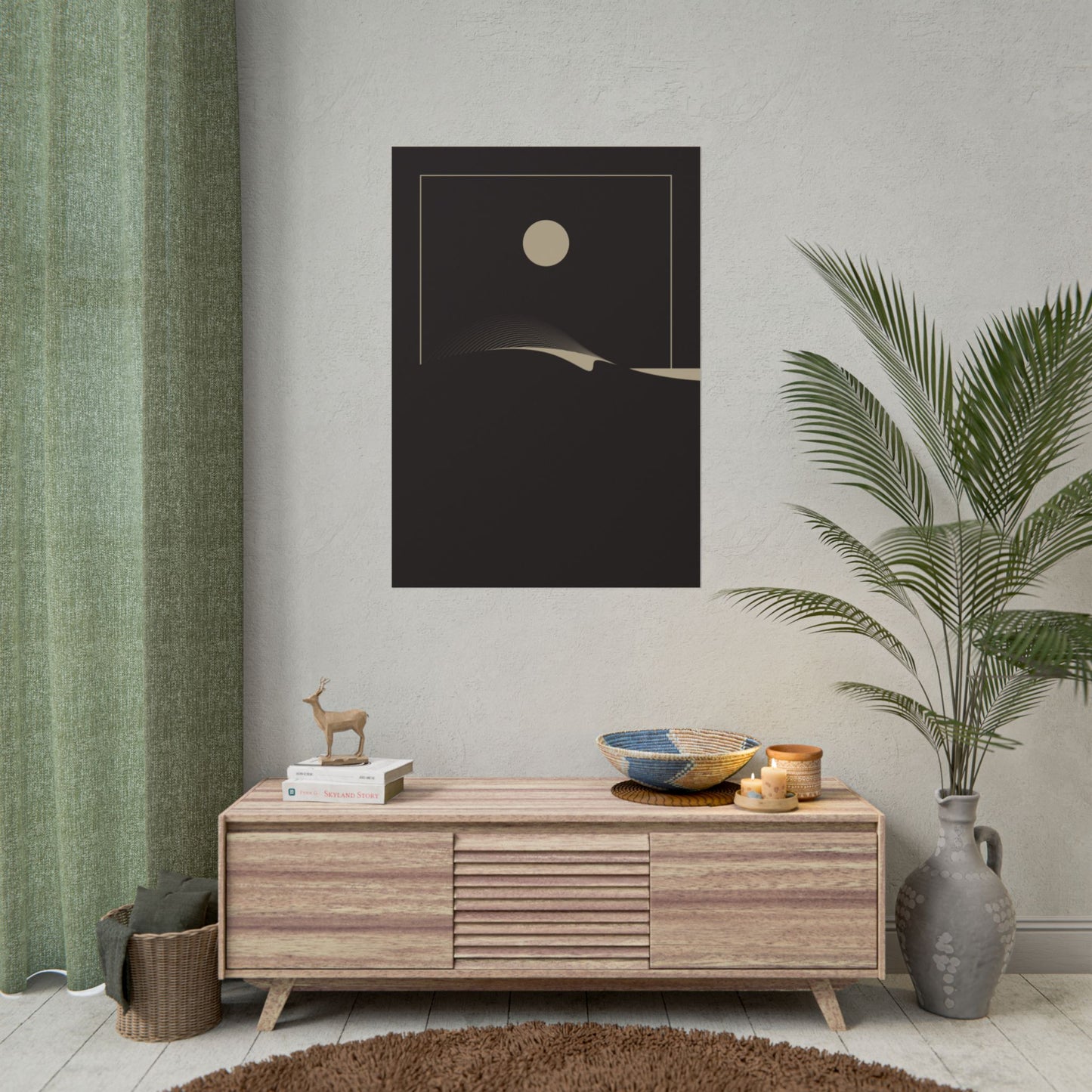 Night Wave 3 - Black - Fine Art Print