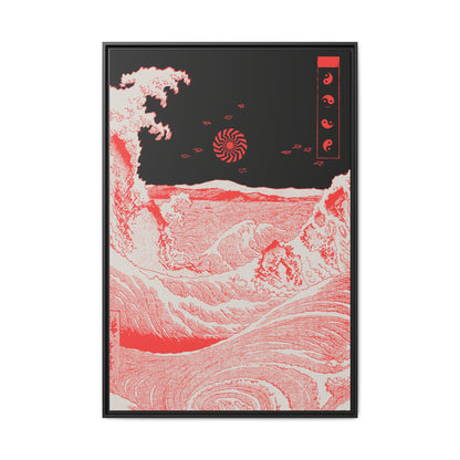Back Wash - Framed Canvas