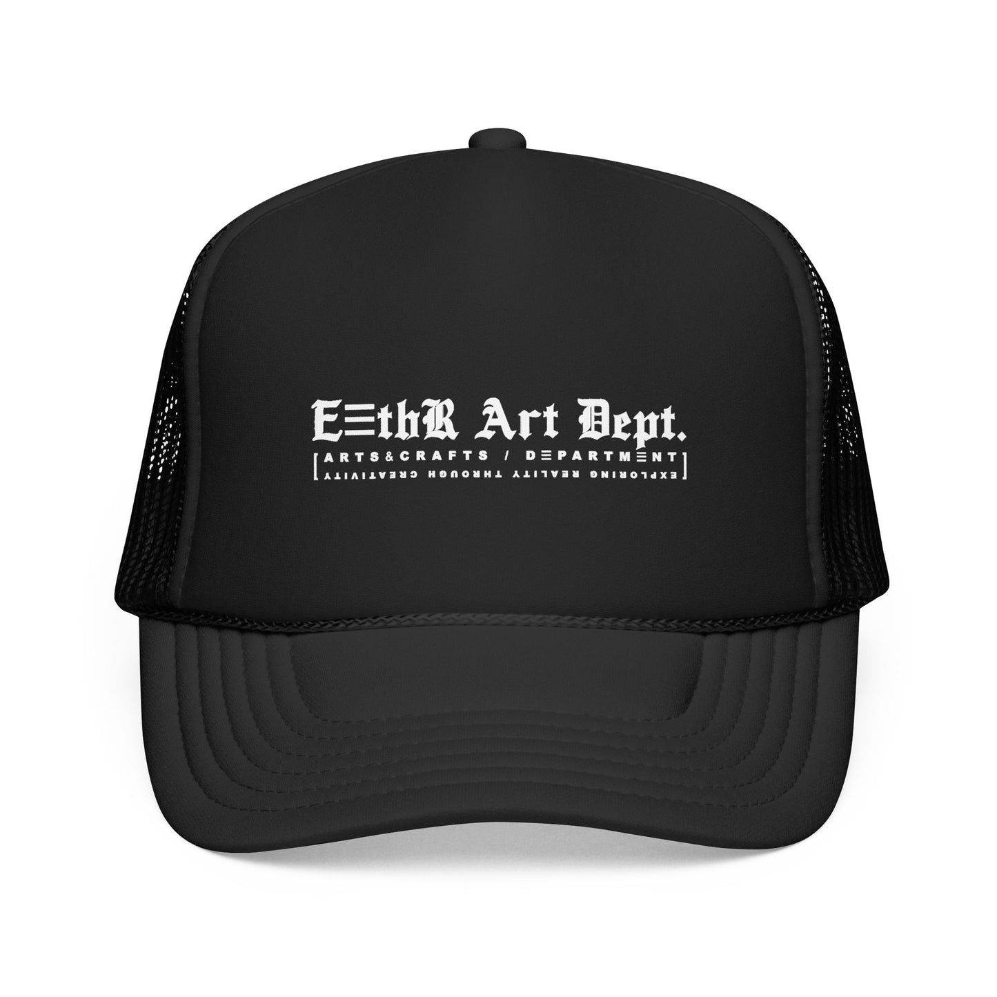 Ethx Art Dept. Foam Trucker Hat – Gothic Logo Mesh Cap