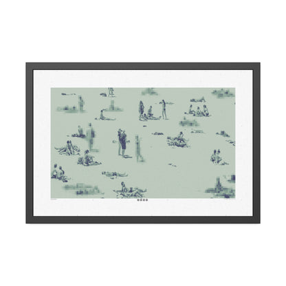 Dazed - Green Haze - Framed Print