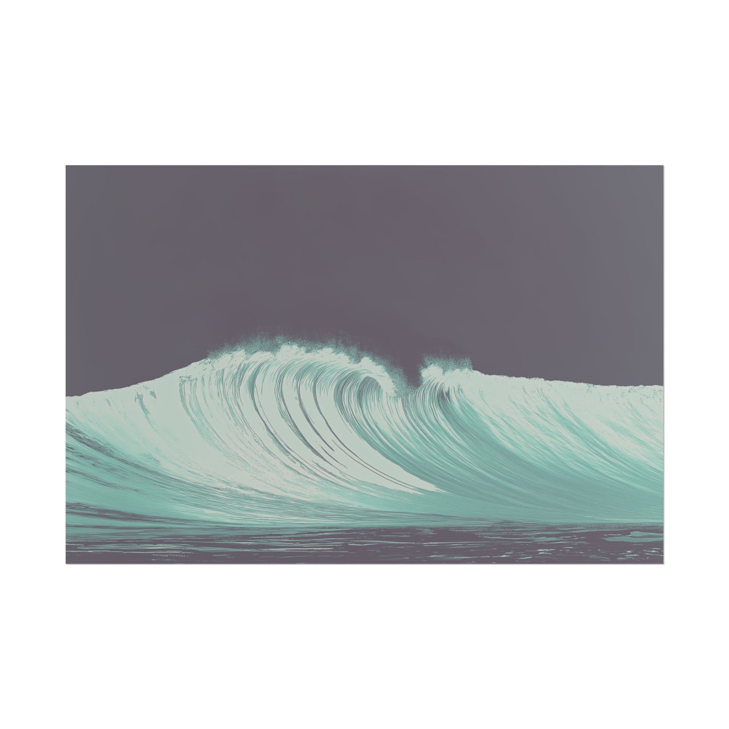 4D Surf - Purple Haze - Fine Art Print