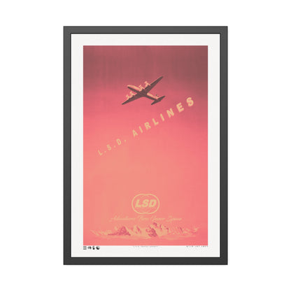 Faded - L.S.D. Travel - Sunset - Framed Print