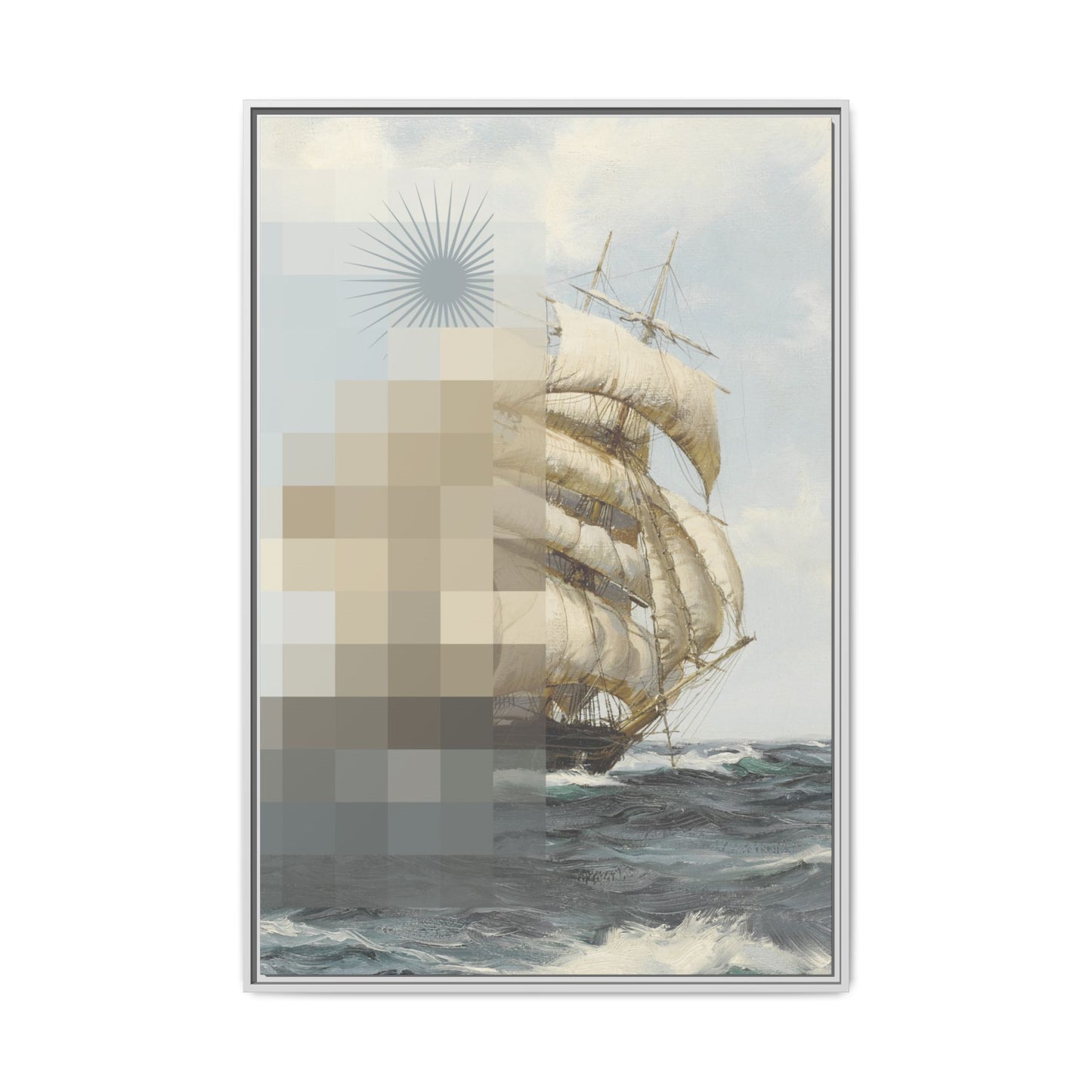 High Seas- Framed Canvas