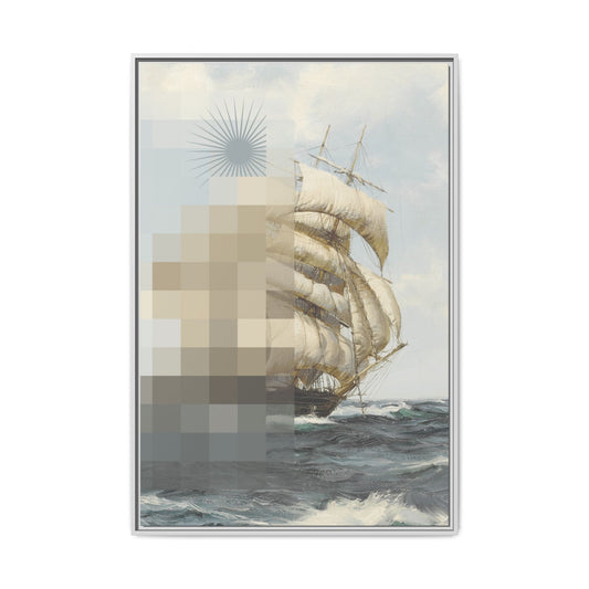 High Seas- Framed Canvas
