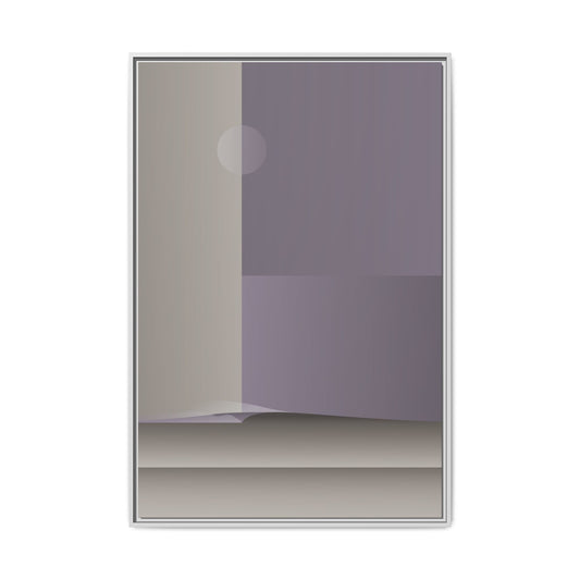 Runner - Purple Haze - Framed Canvas