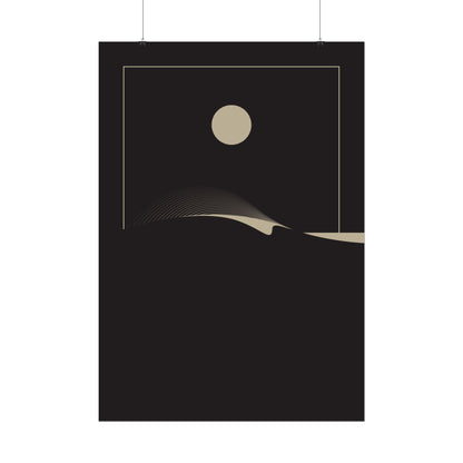 Night Wave 3 - Black - Fine Art Print