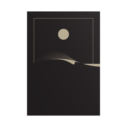 Night Wave 3 - Black - Fine Art Print