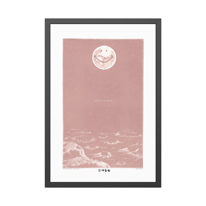 Hello Earth - Blush- Framed Print