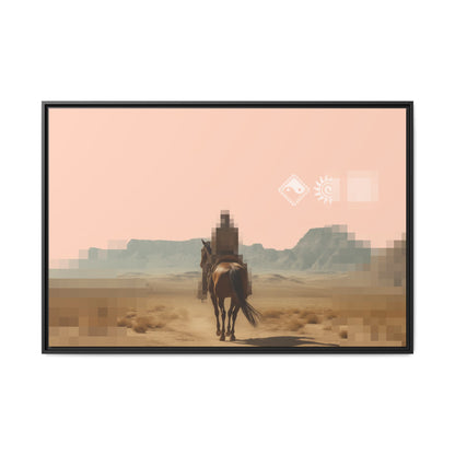 Lone Ranger - MDRN ANTQ - Framed Canvas