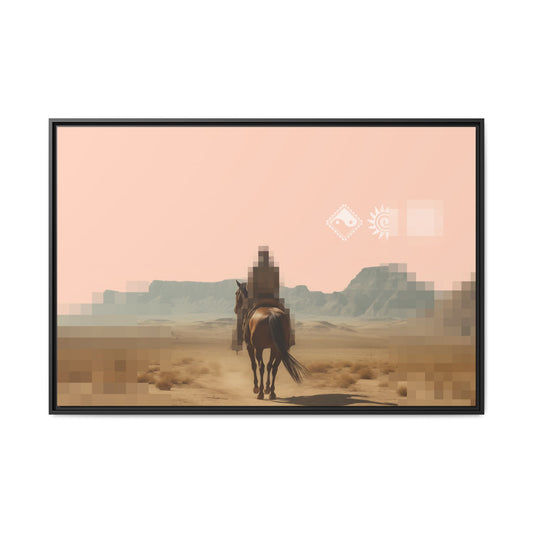 Lone Ranger - MDRN ANTQ - Framed Canvas