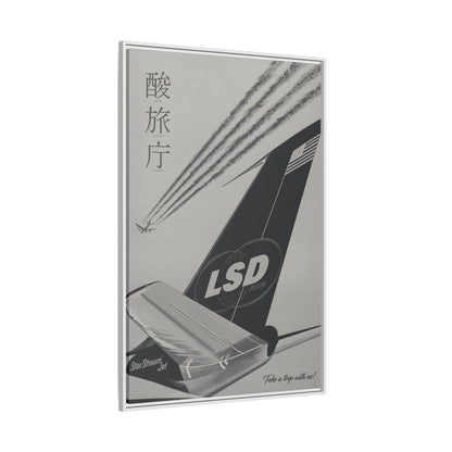L.S.D. Air - Stone - Framed Canvas