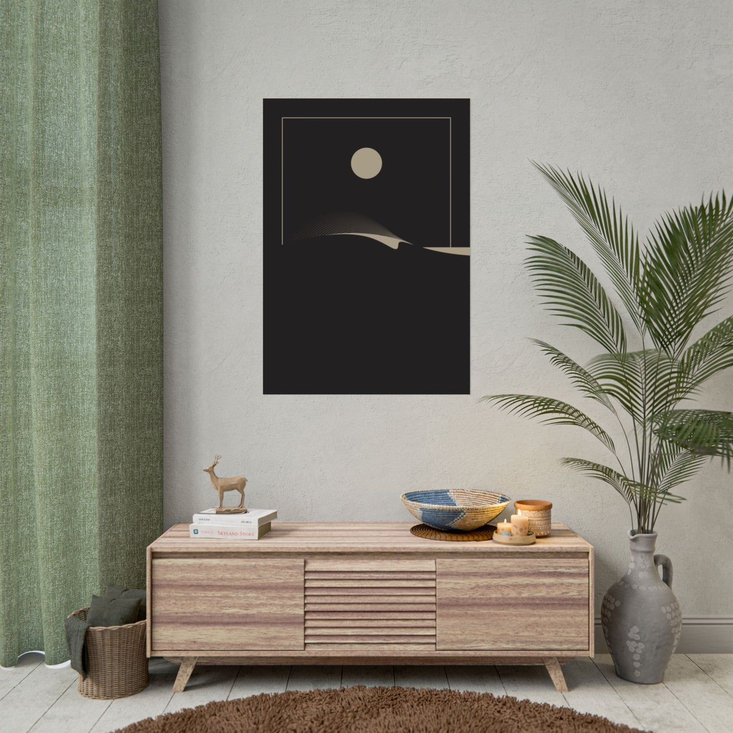 Night Wave 3 - Black - Fine Art Print