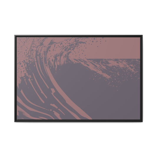 Turmoil 2 - Dusk - Framed Canvas