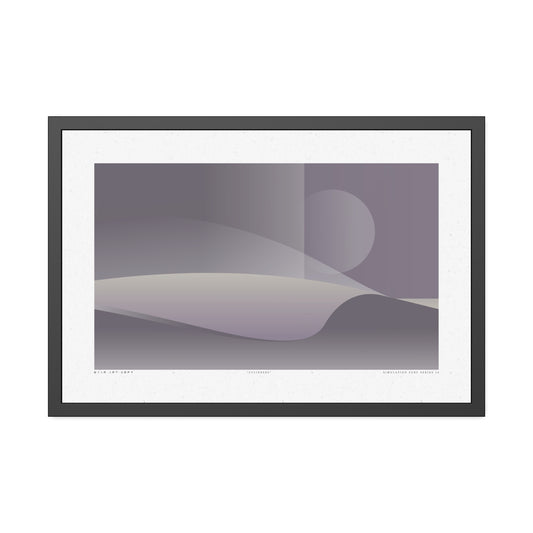 Culinders - Purple Haze - Framed Print