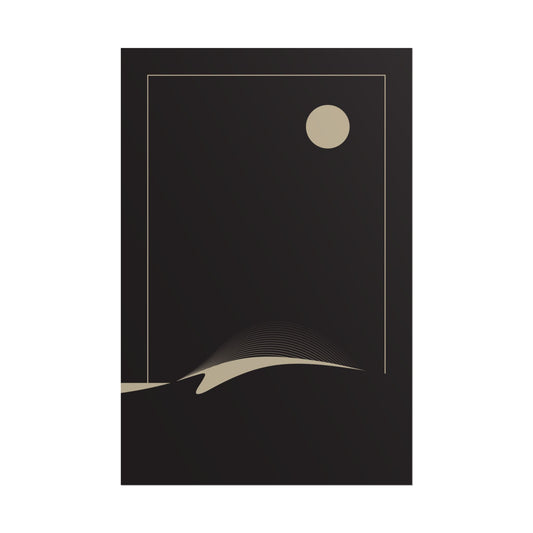 Night Wave 2 - Black - Fine Art Print