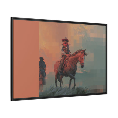 High Noon - MDRN ANTQ - Framed Canvas