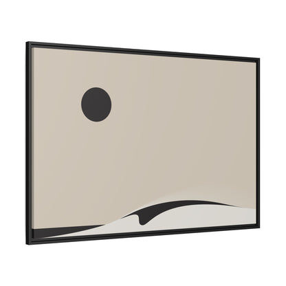 Day Wave 2 - Sand - Framed Canvas