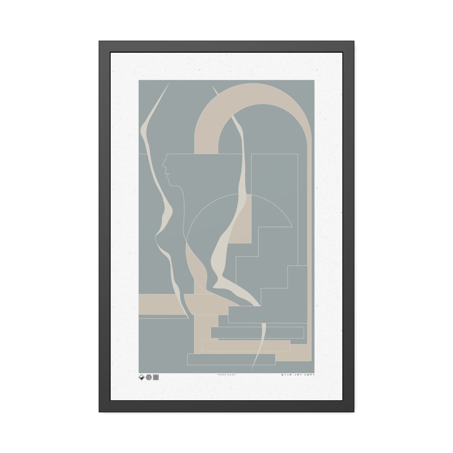 Noon Haze - Framed Print