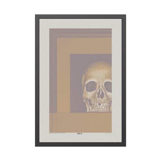 Underneath The Skin - Staw - Framed Print
