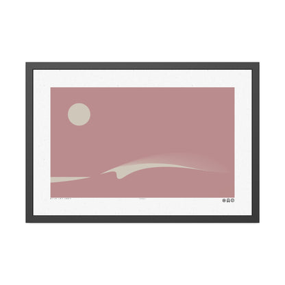 Peel 3 - Dusk - Framed Print