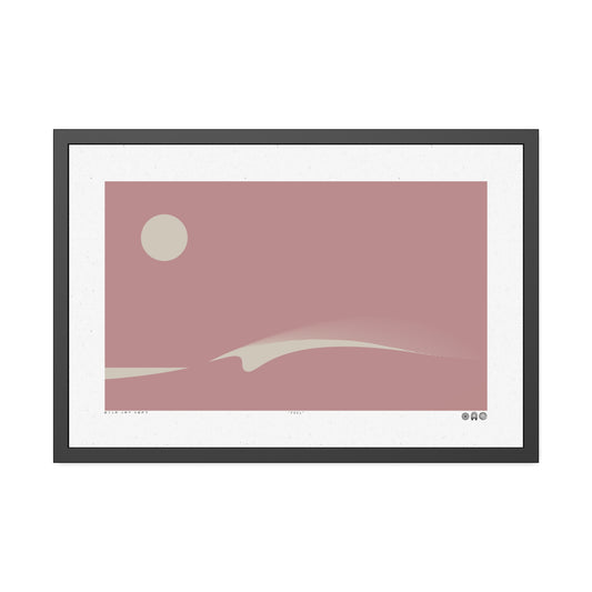 Peel 3 - Dusk - Framed Print
