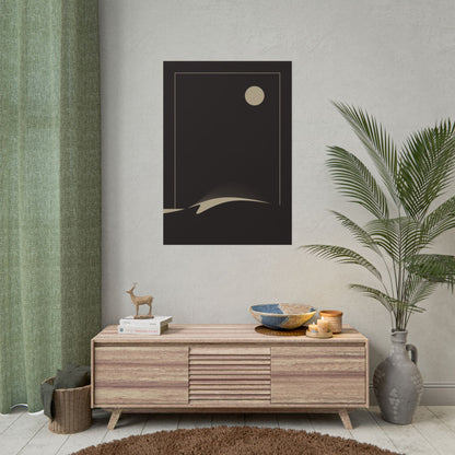 Night Wave 2 - Black - Fine Art Print